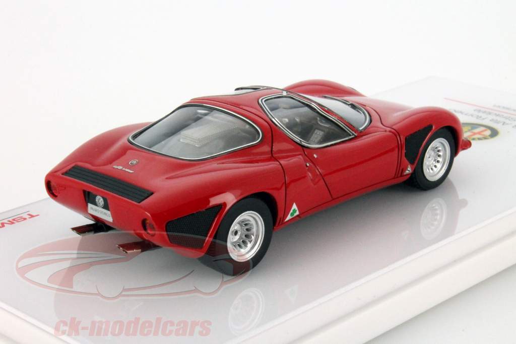 Alfa Romeo 33 Stradale 年 1968 赤 1:43 TrueScale