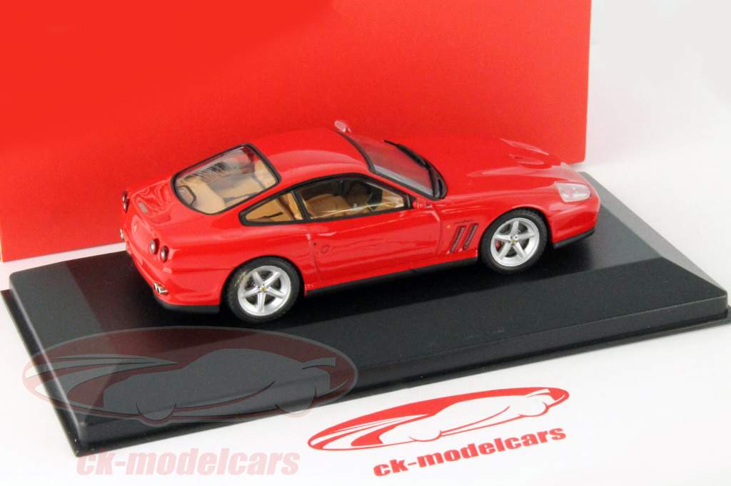 Ferrari 575M Maranello Jaar 2003 rood 1:43 Ixo