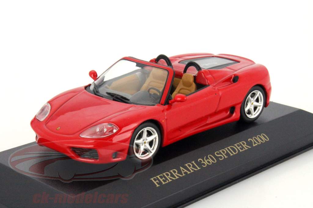 Ferrari 360 Spider Année 2000 rouge 1:43 Ixo