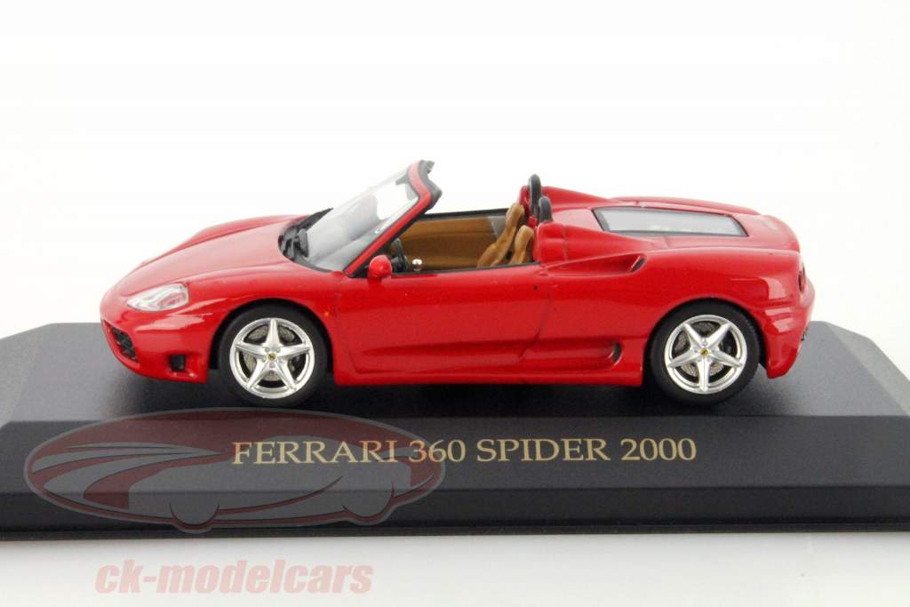 Ferrari 360 Spider 一年 2000 红 1:43 Ixo