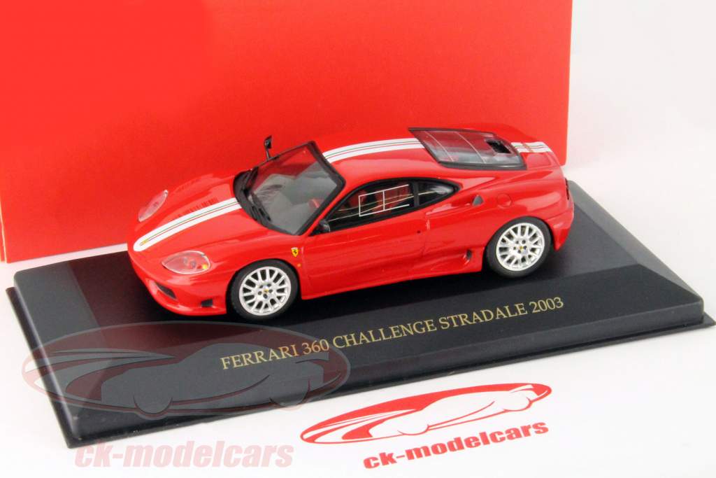 Ferrari 360 Challenge Stradale 年 2003 赤 / 白 1:43 Ixo