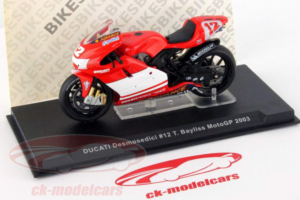 オートバイ・バイク Ducati Desmosedici Troy Bayliss 1:6 Minichamps 1:6 Troy Bayliss Ducati Desmosedici MotoGP 2004