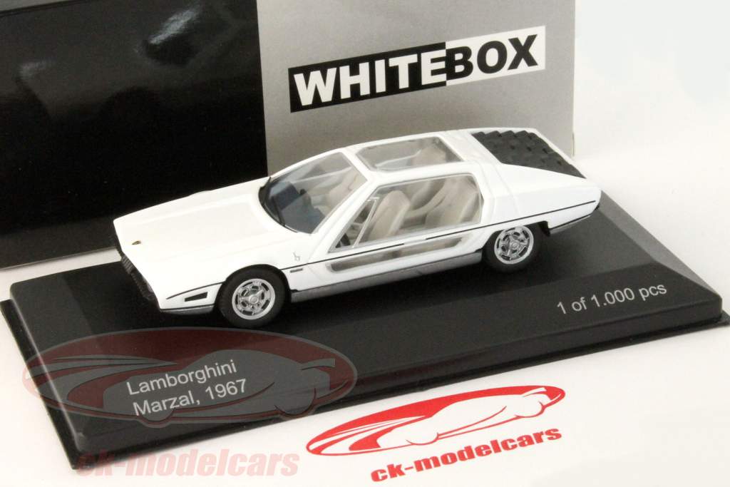 Lamborghini Marzal Año 1967 blanco 1:43 WhiteBox