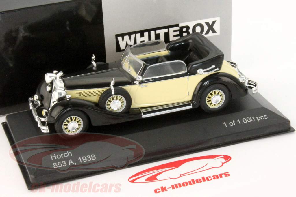 Horch 853 A Year 1938 black / beige 1:43 WhiteBox