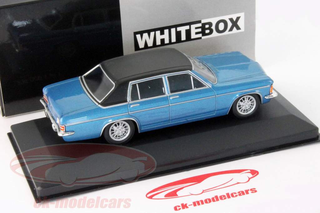 Opel Admiral B År 1969 blå metallic / sort 1:43 WhiteBox