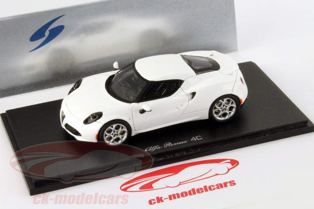 Alfa Romeo 4C blanc 1:43 Spark