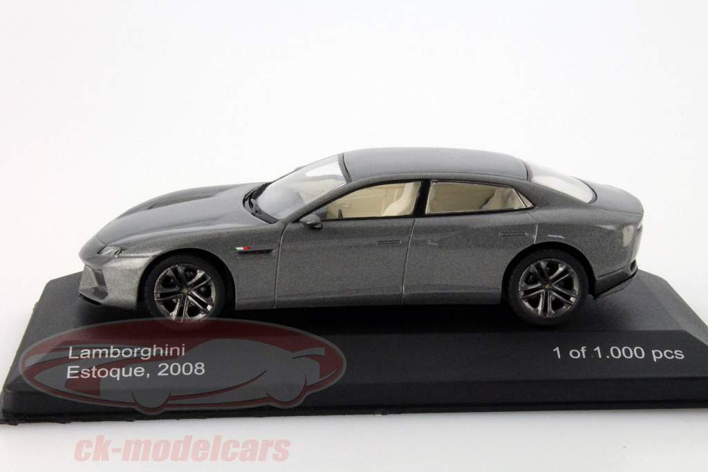 Lamborghini Estoque Year 2008 gray metallic 1:43 WhiteBox