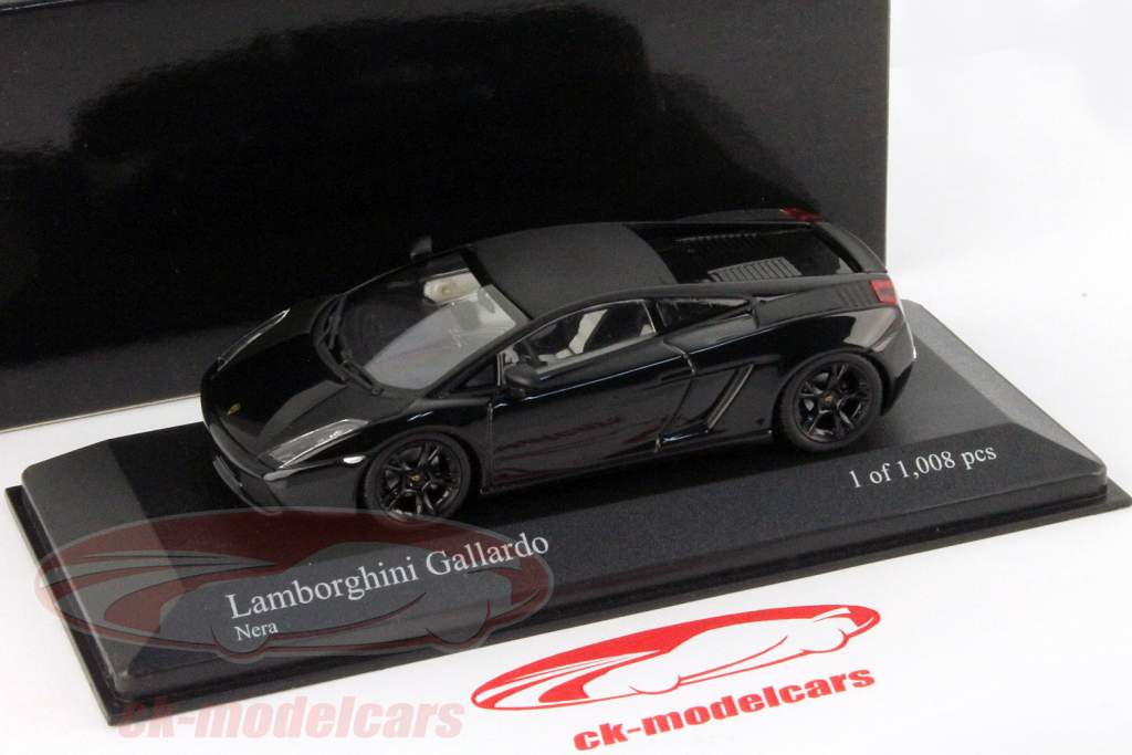 Lamborghini Gallardo Год 2006 черный 1:43 Minichamps