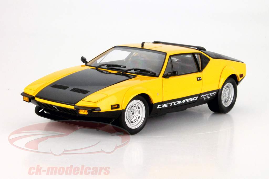 De Tomaso Pantera GTS gelb / schwarz 1:18 Kyosho