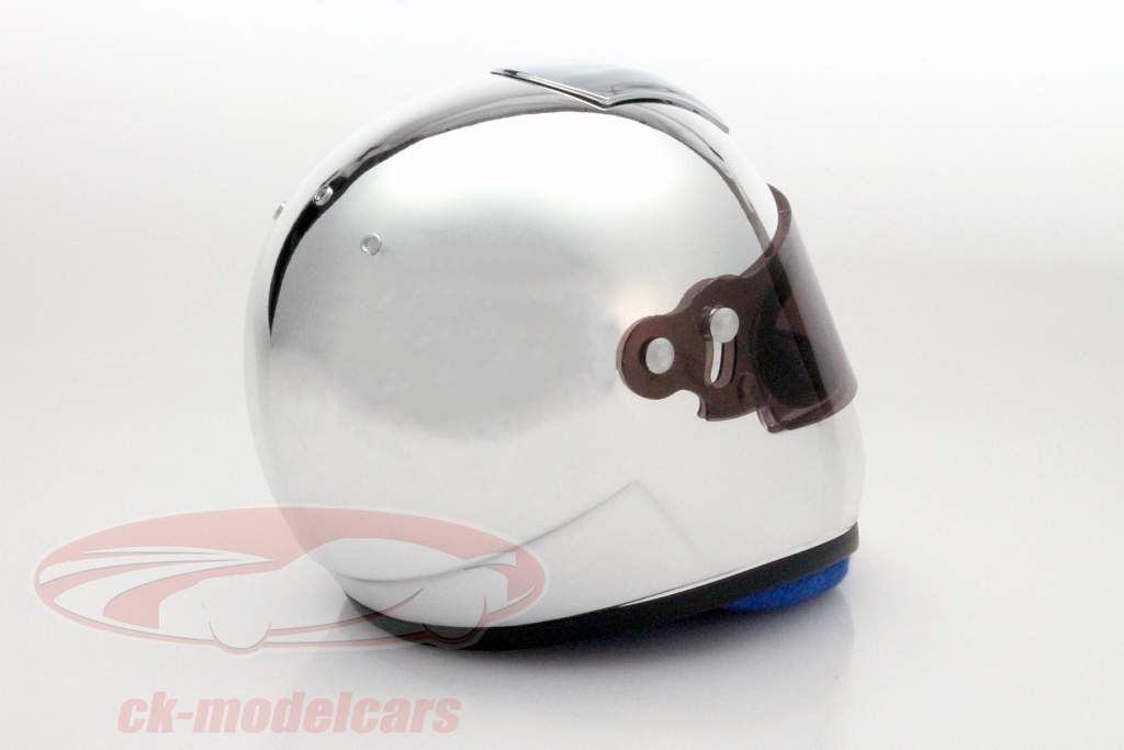 Formula 1 Drivers helmet 2002 chrome 1:2 Minichamps