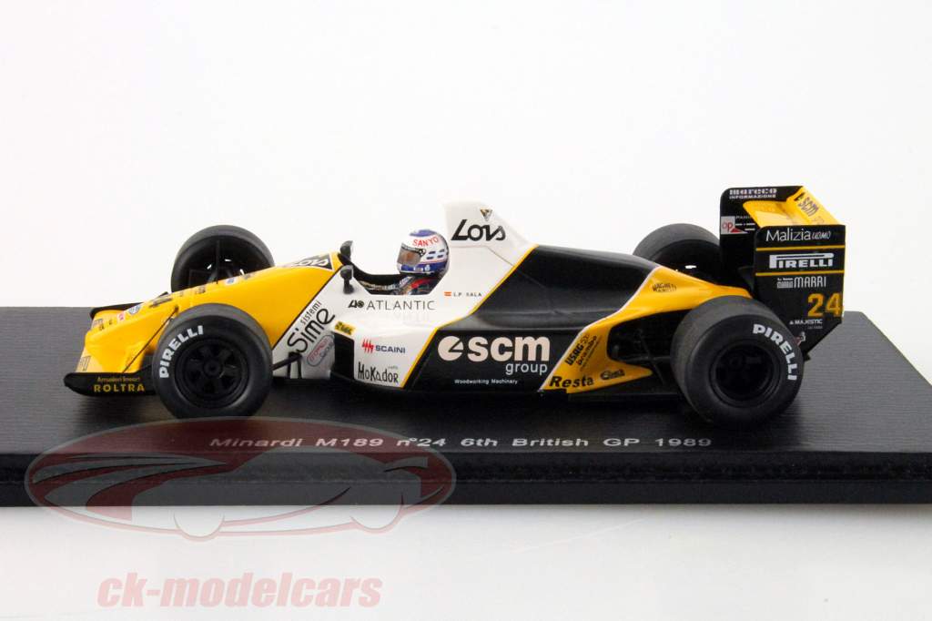 Spark 1:43 Luis Perez-Sala Minardi M189 #24 British GP