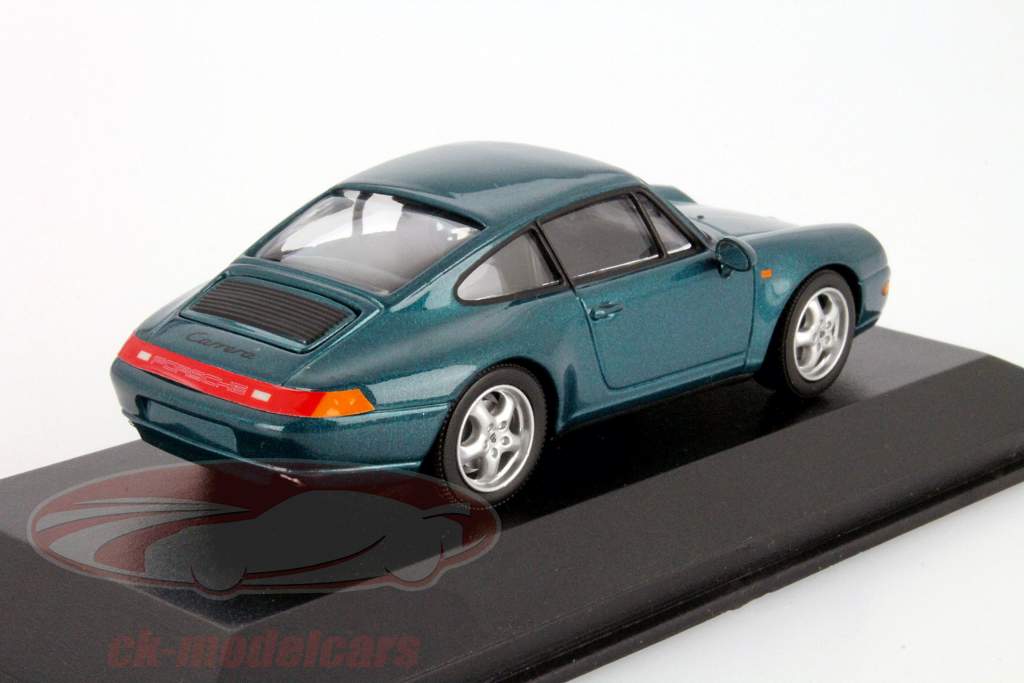 Porsche 911 Ano 1993 turquesa metálico 1:43 Minichamps