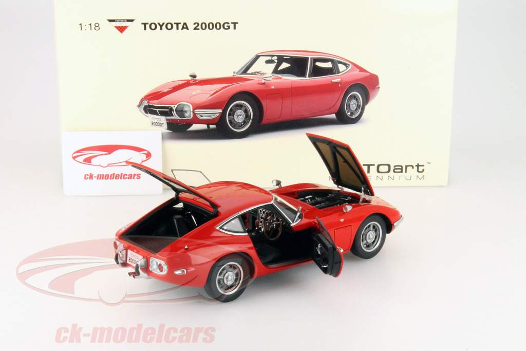 AUTOart 1:18 Toyota 2000 GT Coupe Upgraded Version red 78746