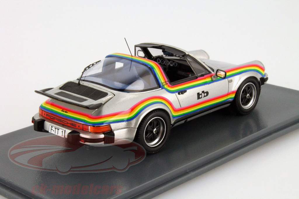 Porsche 911 Turbo Targa BB Ottimizzazione argento 1:43 Neo