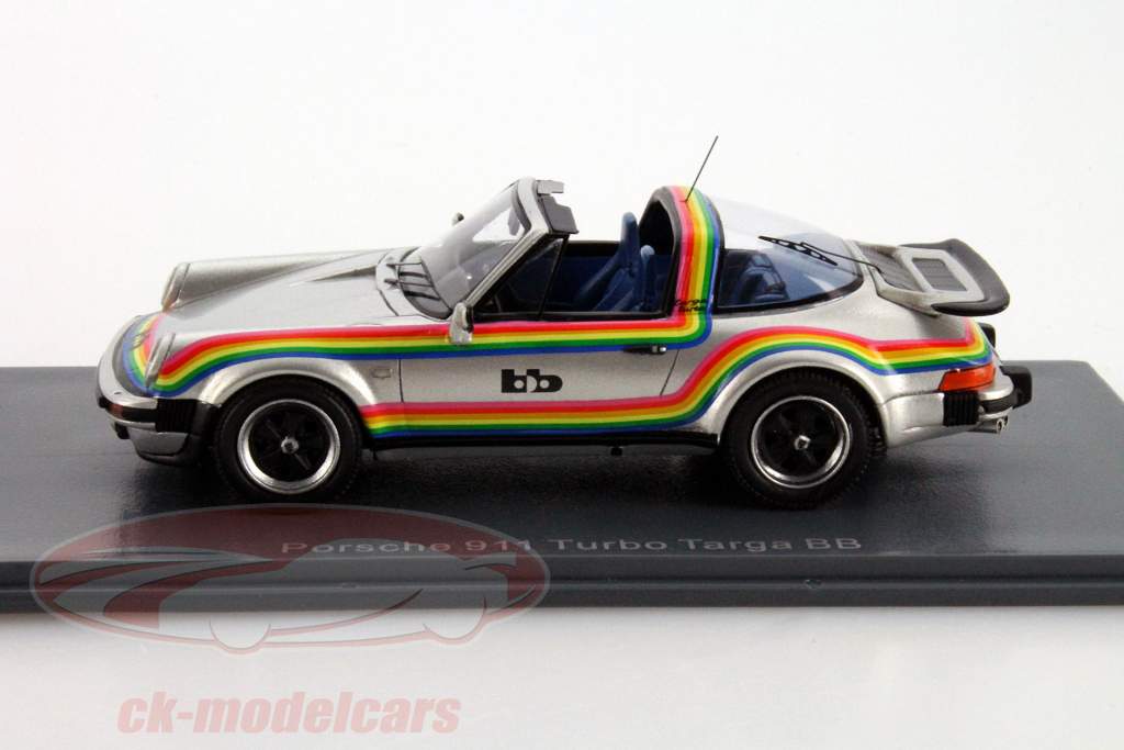 Porsche 911 Turbo Targa BB Ottimizzazione argento 1:43 Neo
