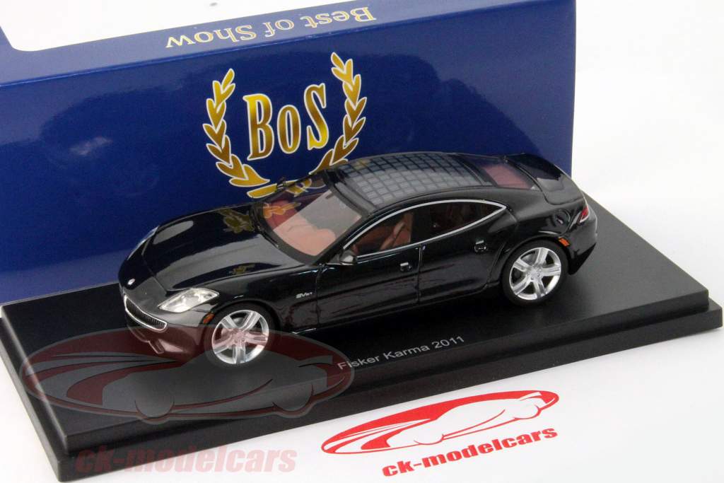 Fisker Karma 一年 2011 黑 金属 1:43 BoS Models