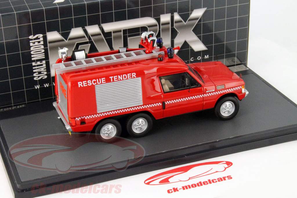 Range Rover Carmichael Service des incendies rouge 1:43 Matrix