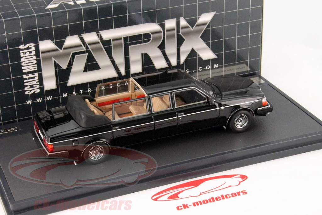 Volvo 264 Nilsson Laundaulette 年 1981 黒 1:43 Matrix