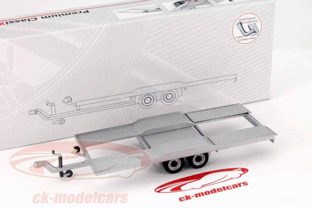 预告片 汽车运输拖车 银 1:43 PremiumClassiXXs