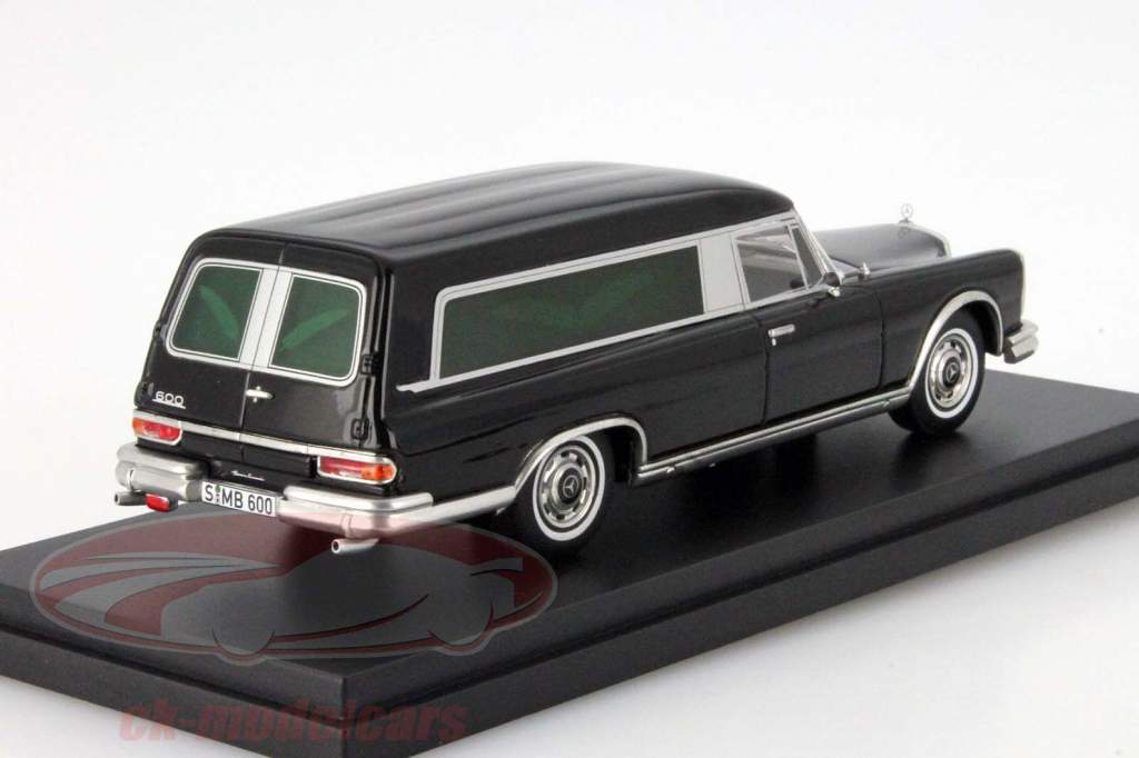Mercedes-Benz 600 Pullman Rustvogne sort 1:43 BoS Models