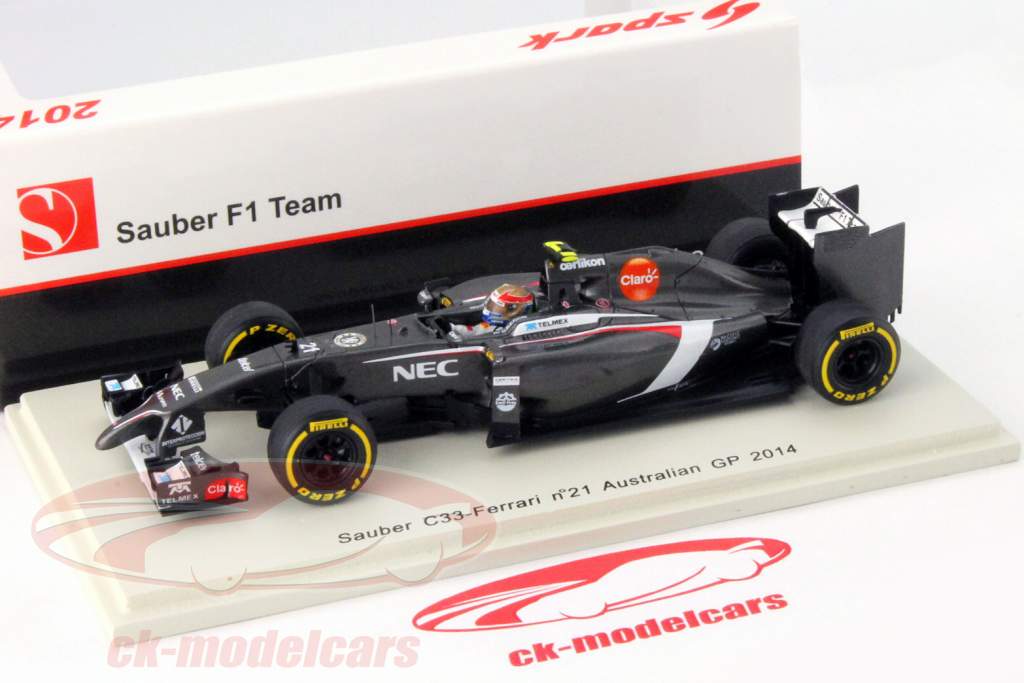 ミニカー 1/43 Spark Sauber C33 Ferrari 2014 1/43 Spark Sauber C33 Ferrari 2014 - メルカリ