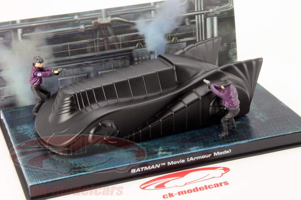 Batmobile fra den Film Batman 1989 sort 1:43 Ixo Altaya