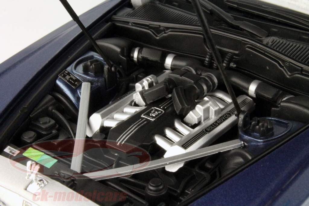 Rolls Royce Phantom Drophead Coupe Cabrio blau metallic / silber 1:18 Kyosho