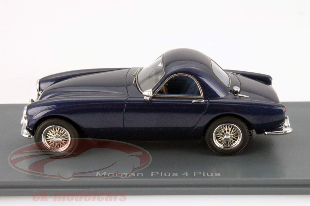Morgan Plus 4 Plus 深蓝色 金属 1:43 Neo