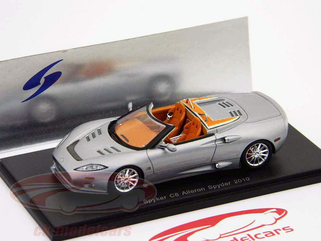 Spyker C8 Aileron Spyder 2010 silver 1:43 Spark