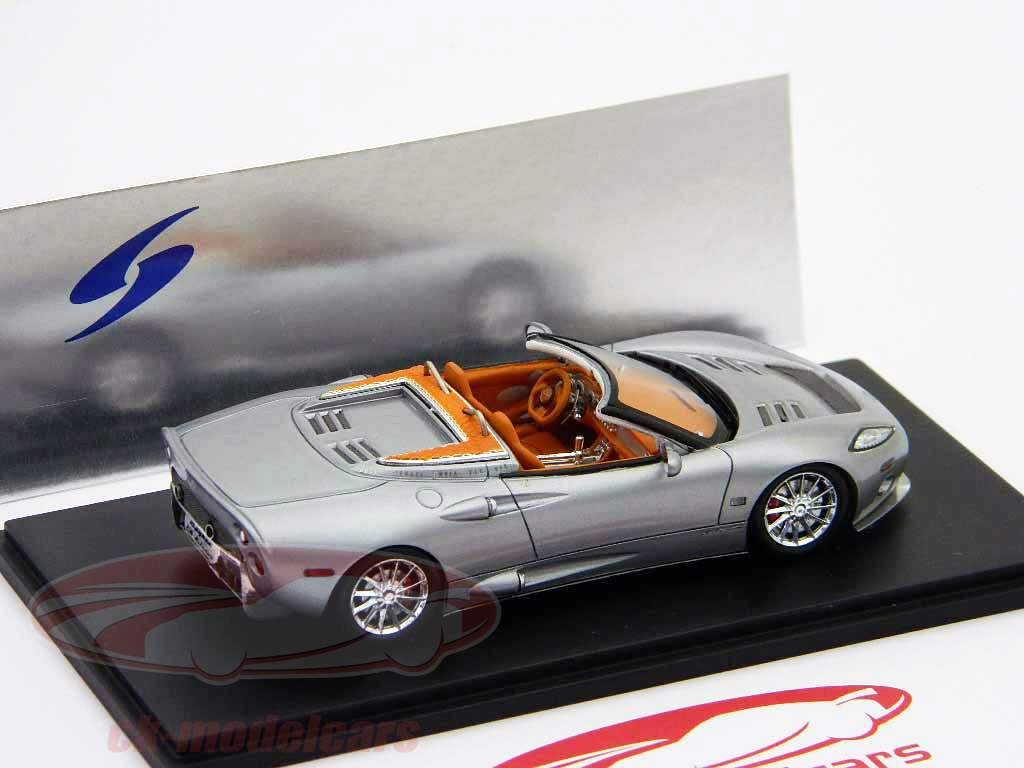 Spyker C8 Aileron Spyder 2010 argent / Spark 1:43