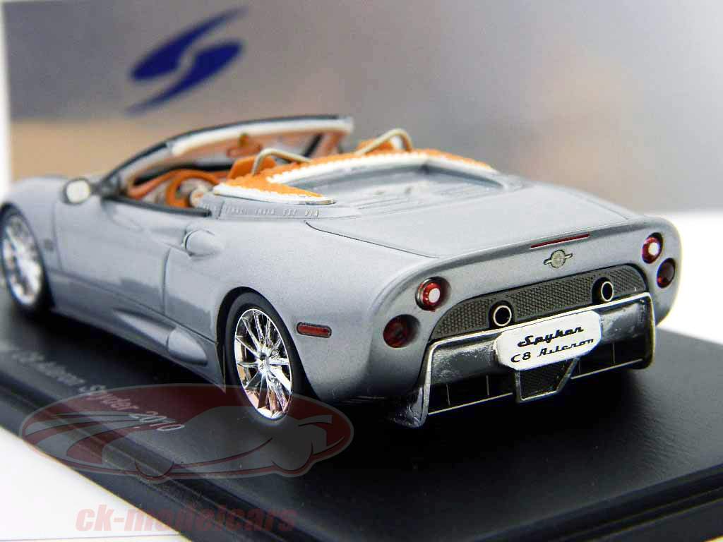 Spyker C8 Aileron Spyder 2010 argent / Spark 1:43