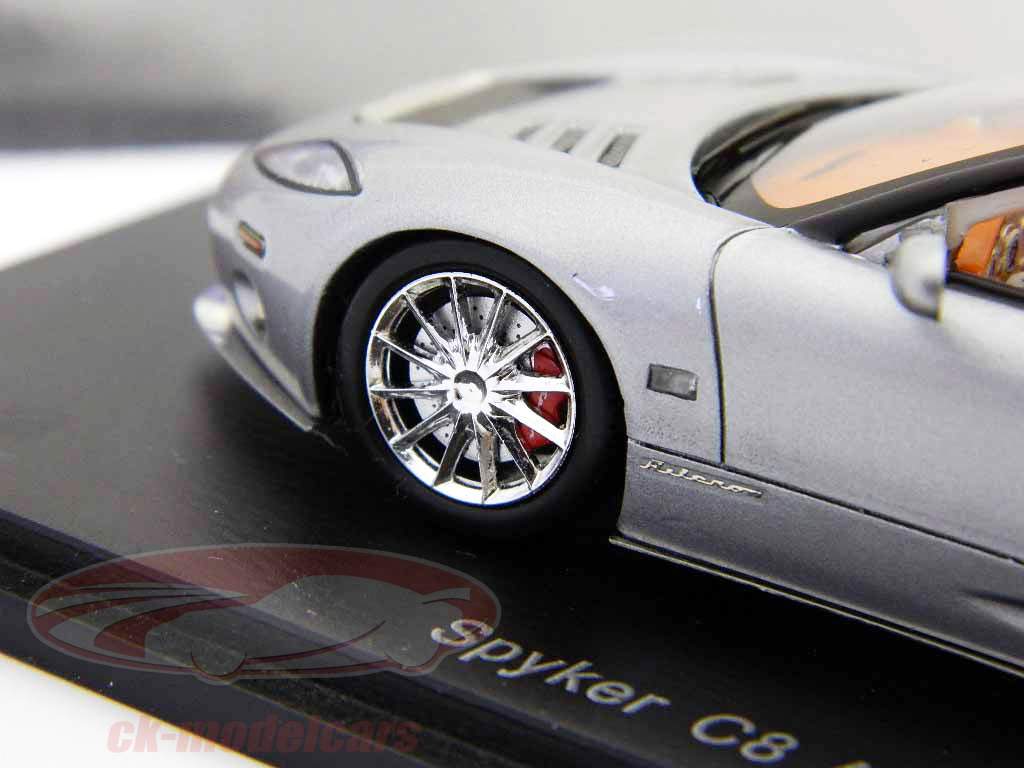 Spyker C8 Aileron Spyder 2010 argent / Spark 1:43