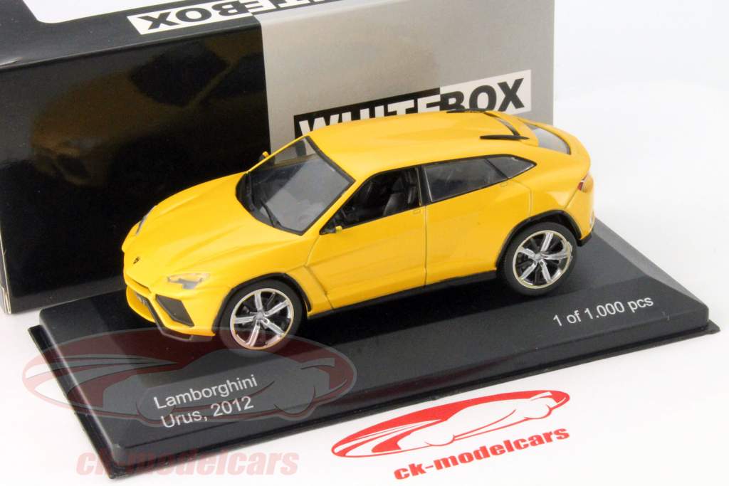 Lamborghini Urus Année 2012 jaune 1:43 WhiteBox