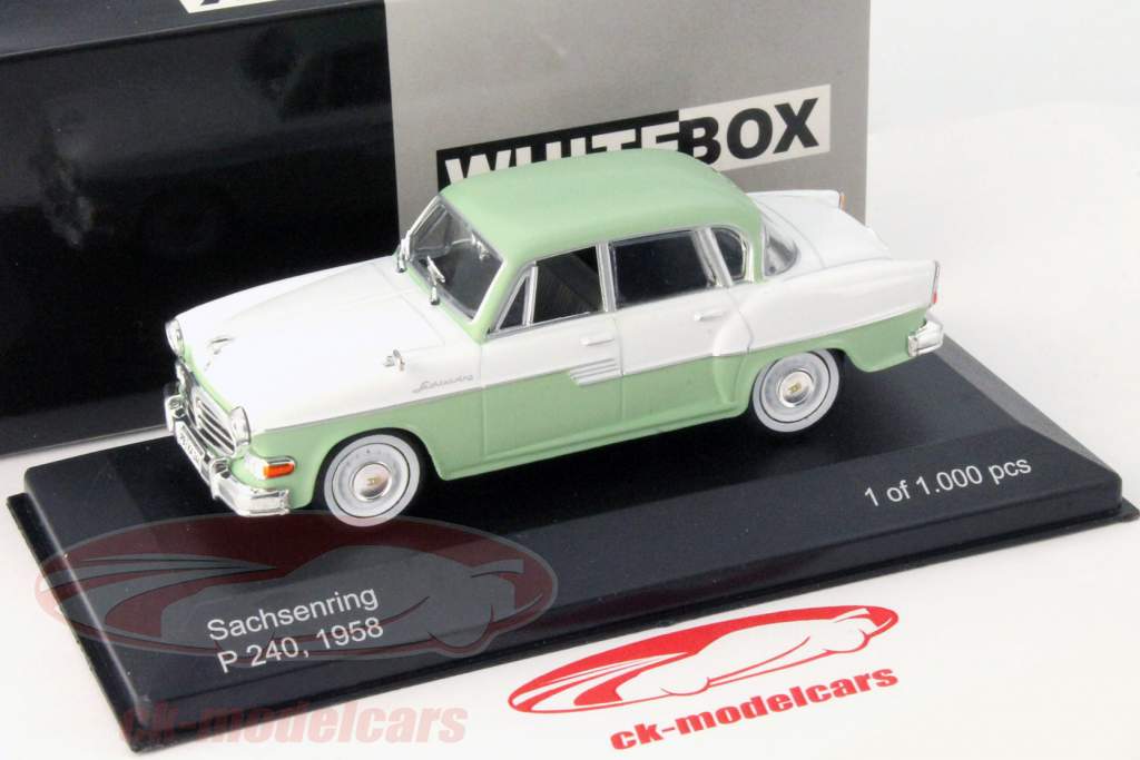 Sachsenring P240 Ano 1958 verde 1:43 WhiteBox