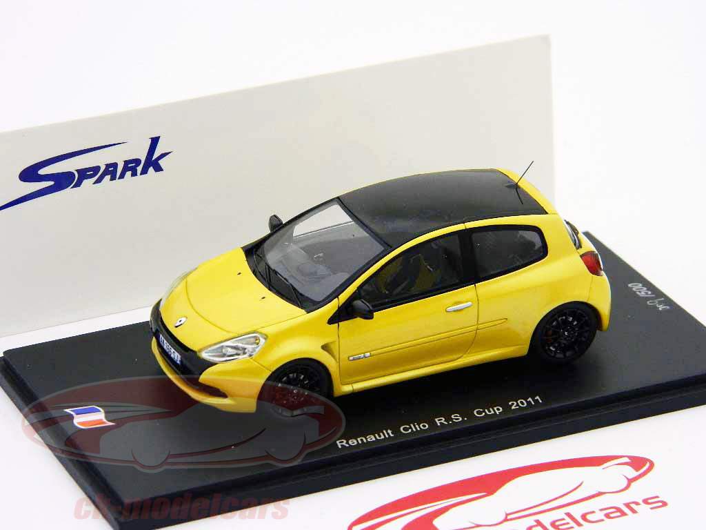 雷诺 克里欧 RS 杯 2011 黄色 1:43 Spark