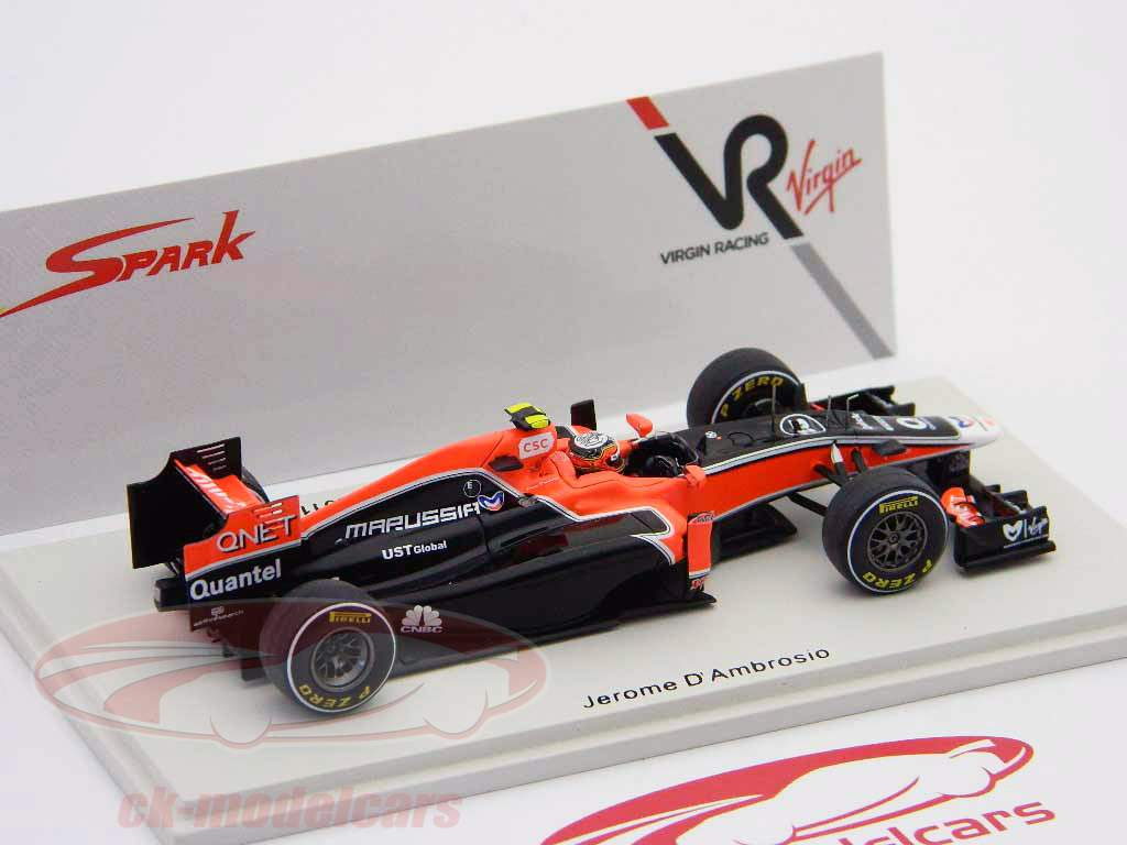 J·ダンブロジオヴァージンMVR-02＃25引数Formula1 2​​011 1時43スパーク