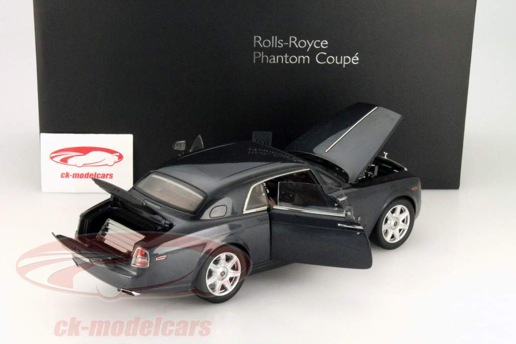 Rolls Royce Phantom Coupe Anno 2012 grigio scuro 1:18 Kyosho