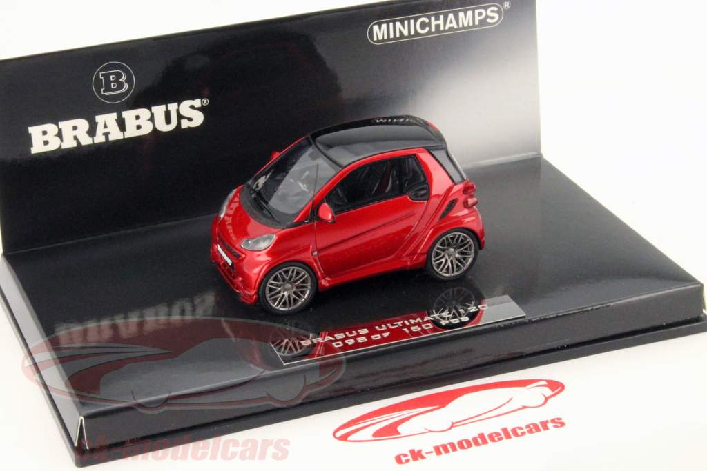 Brabus Ultimate 120 rød metallisk 1:43 Minichamps
