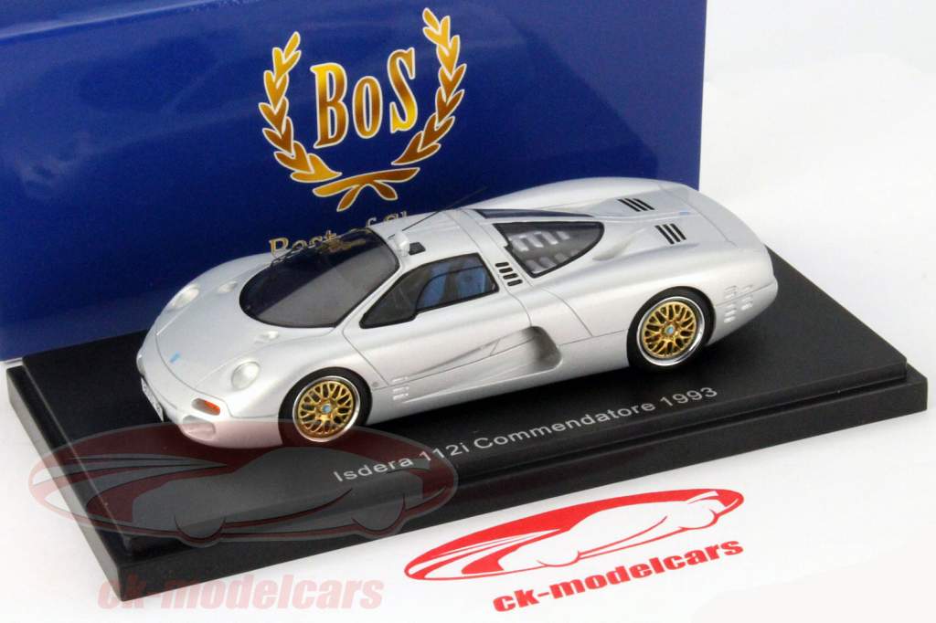 Isdera 112i Commendatore 年 1993 銀 1:43 BoS-Models