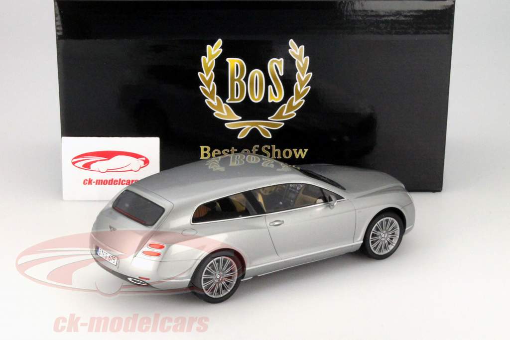 Bentley Continental Volar Estrella por Touring plata 1:18 BoS-Models