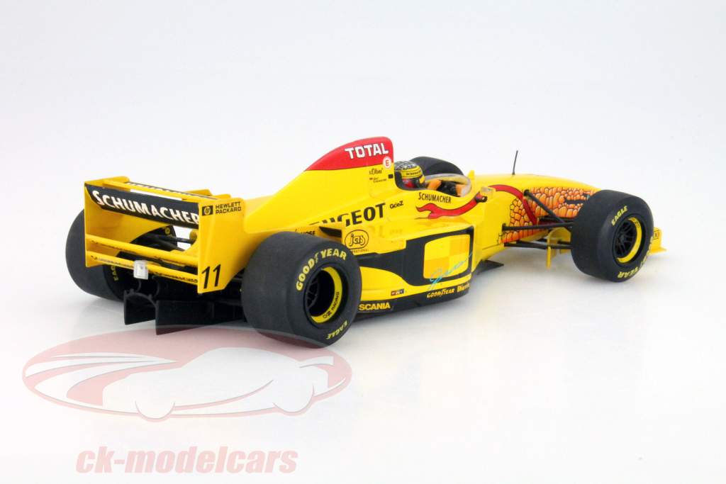 【ミニチャンプス　ジョーダンプジョー　Jordan 197 1997年1/18】 Minichamps 1:18 G. Fisichella Jordan 197 Peugeot formula one