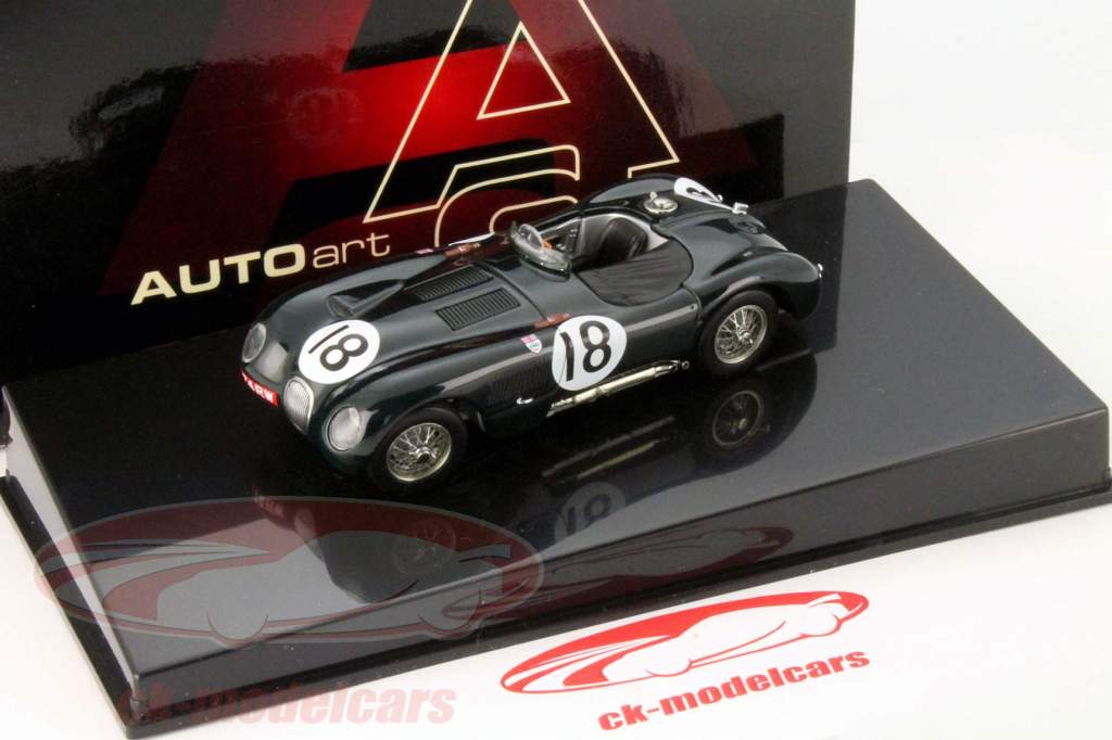 ジャガーCタイプ＃18ウィナー24ルマン1953ロルトハミルトン1時43オートアート