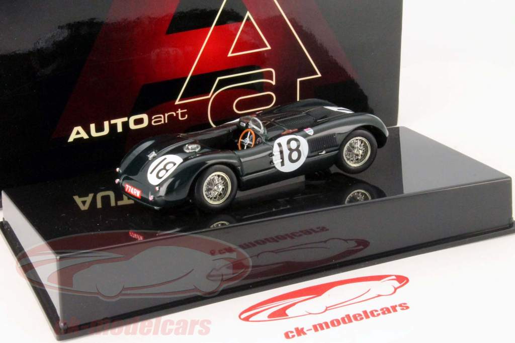 ジャガーCタイプ＃18ウィナー24ルマン1953ロルトハミルトン1時43オートアート