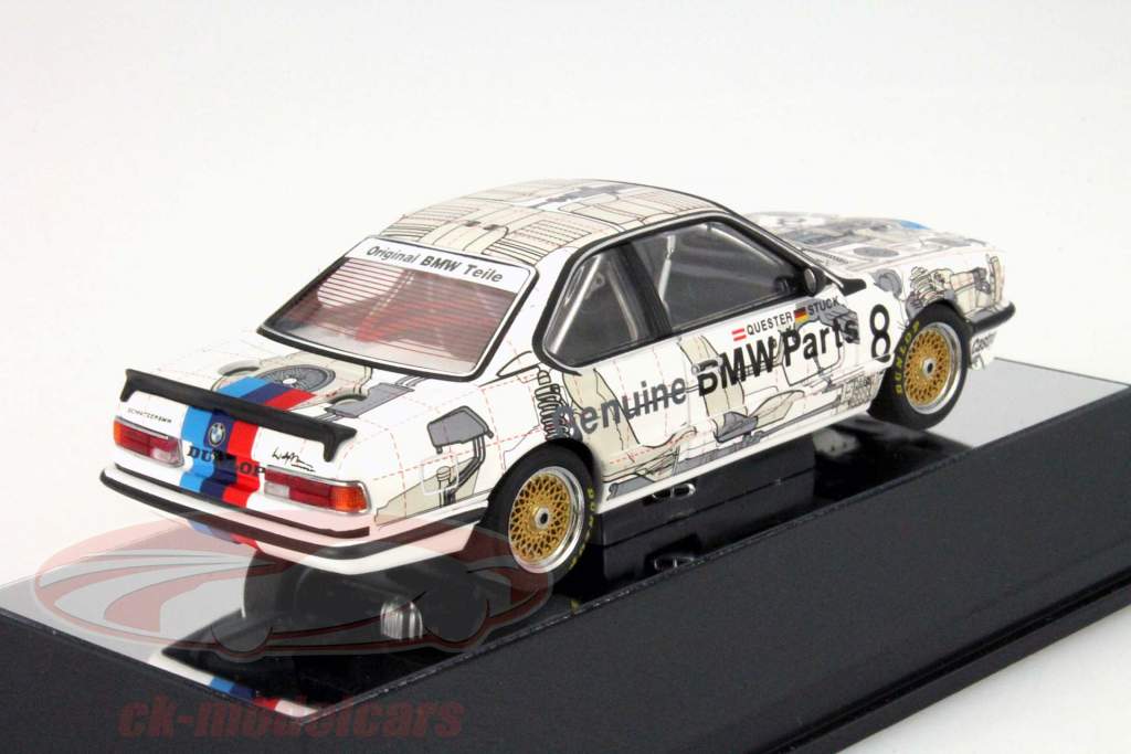 BMW 635 CSi #8 Grp. A 1984 BMW Ricambi Originali Stuck / Quester 1:43 AutoArt