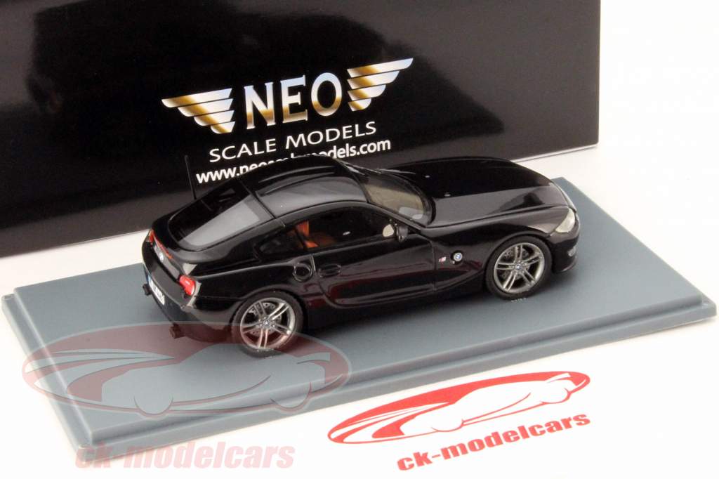 Neo 1:43 BMW Z4 M Coupe (E86) schwarz NEO44467 Modellauto