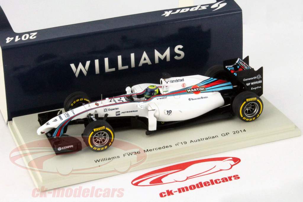 F1 ウィリアムズ Fw36 1/18 マッサ Spark Review, Williams FW36 (2014) - YouTube