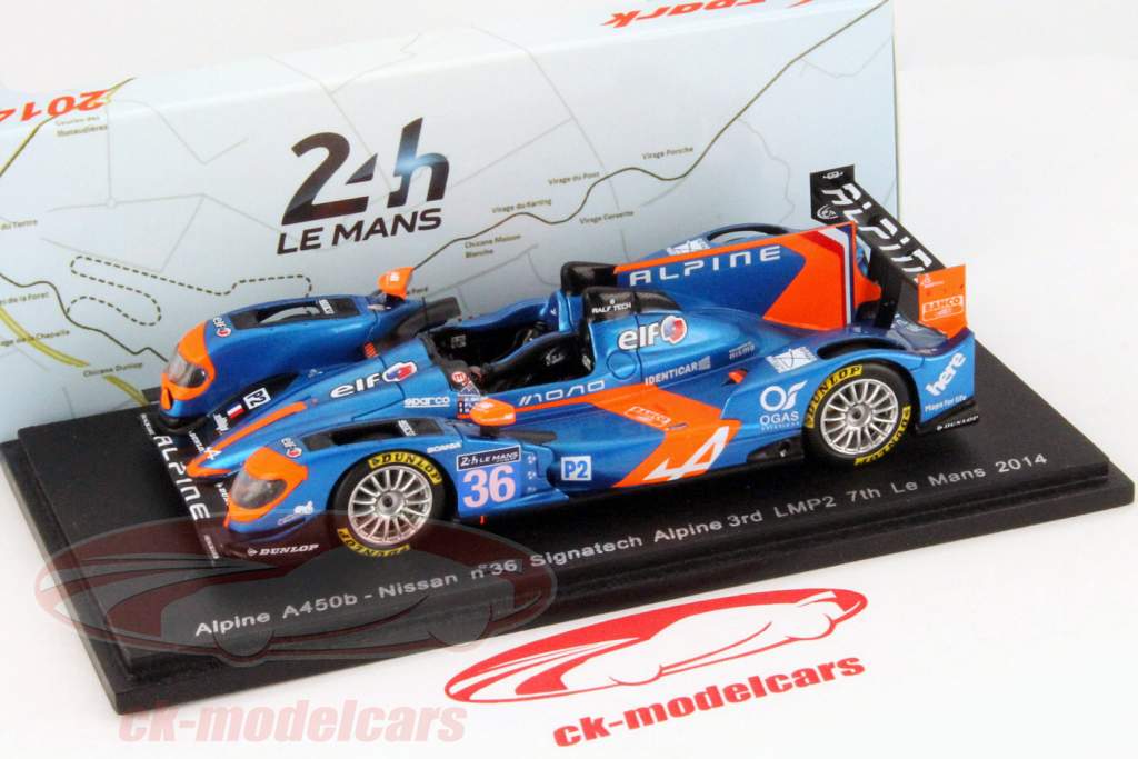 Alpine A450b Signatech Alpine #36 7 24h LeMans 2014 1:43 Spark