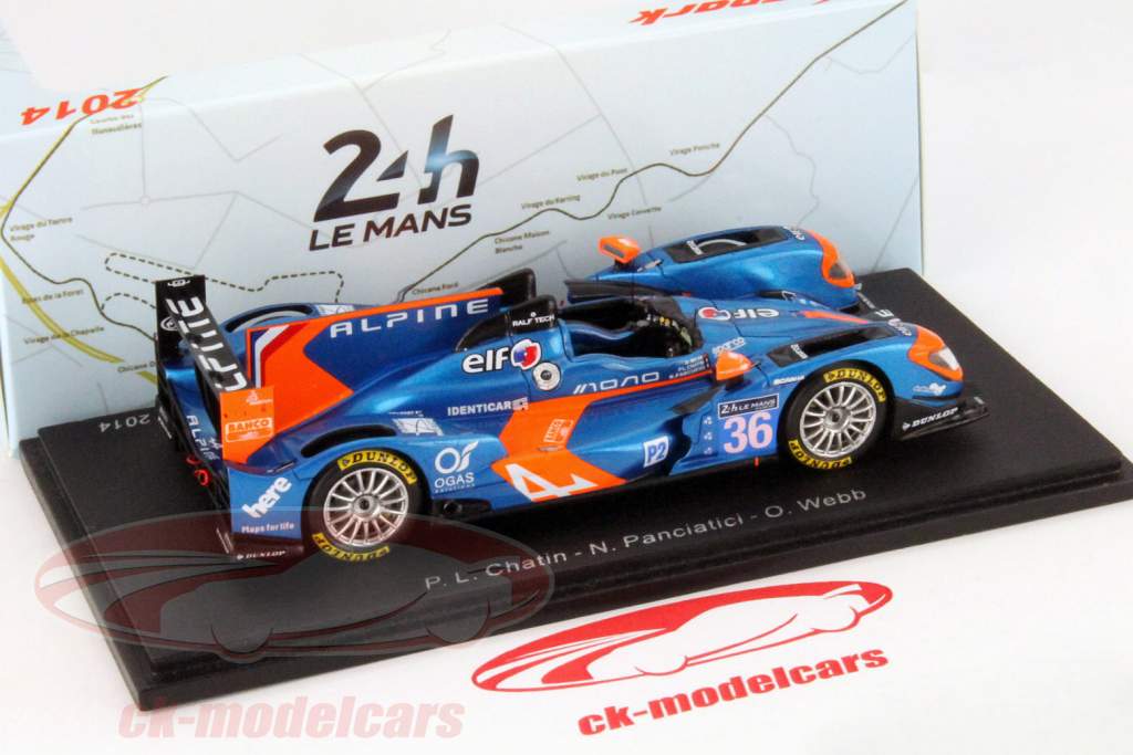 Alpine A450b Signatech Alpine #36 Séptimo 24h LeMans 2014 1:43 Spark