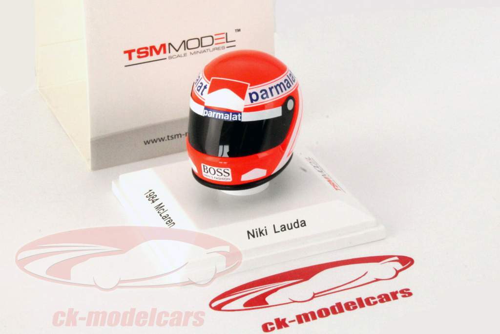 Niki Lauda McLaren Чемпион мира Формула 1 1984 Шлем 1:8 TrueScale
