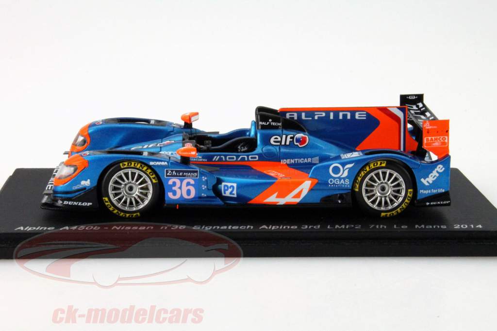 Alpine A450b Signatech Alpine #36 7th 24h LeMans 2014 1:43 Spark